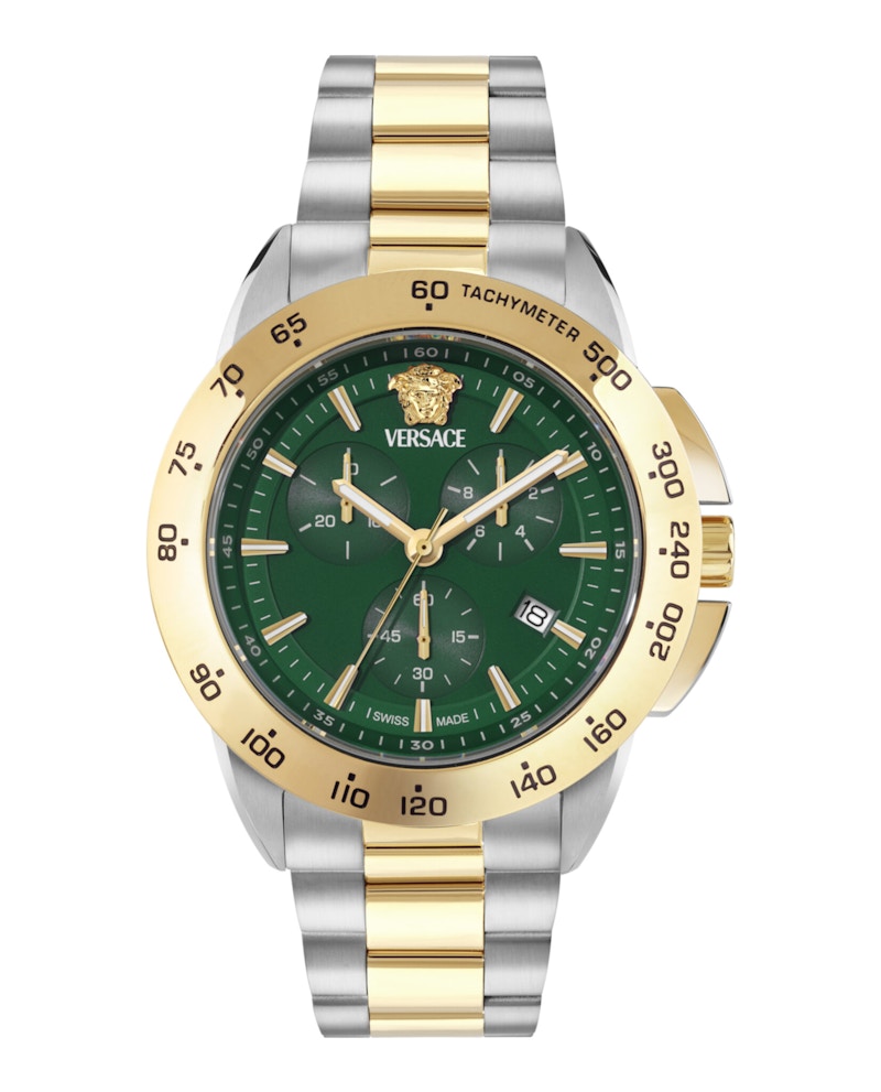 Men's Versace VSport Chrono Bracelet Watch VEKIA0625 in Stainless Steel