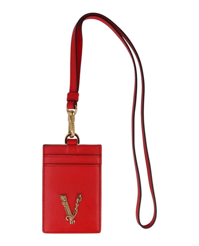 Versace Virtus Card Holder Red