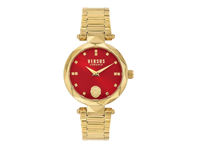 Pre-owned Versus Women's Versace Covent Garden Bracelet Vspcd2k21 Watch In Stainless Steel In Silver