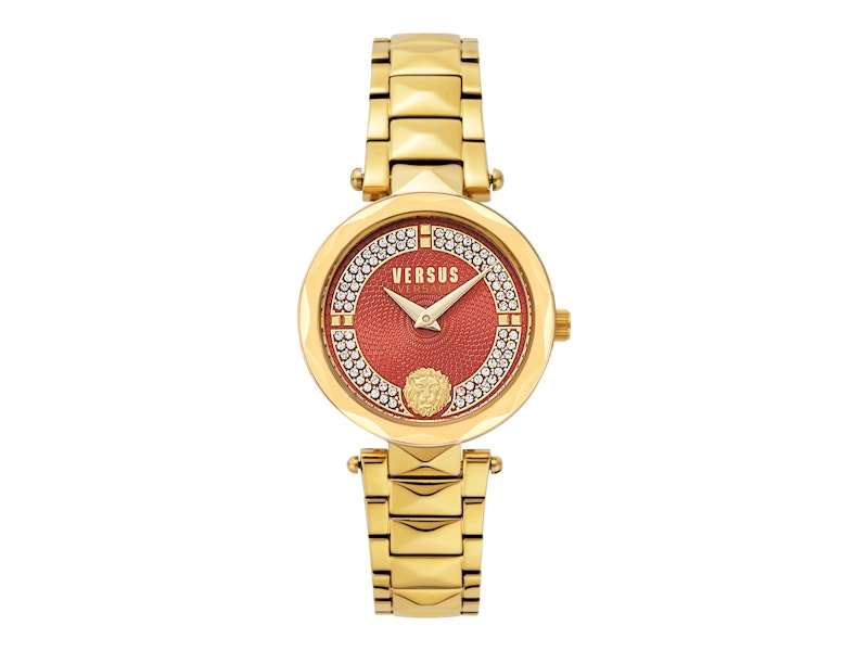 Pre-owned Versus Women's  Versace Covent Garden Petite Vsphk1320 Watch In Stainless Steel In Silver