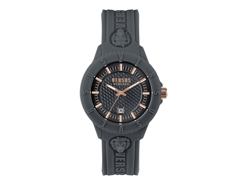 Pre-owned Versus Men's  Versace Tokyo R Vspoy8421 Watch In Stainless Steel In Silver