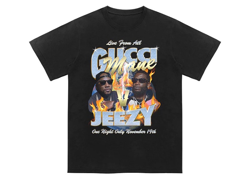 Verzuz Gucci Mane vs. Jeezy T-Shirt Black Men's - FW21 - US