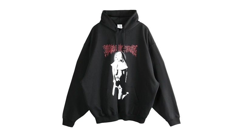 Pre-owned Vetements Cof Iconic Nun Oversized Hoodie In White