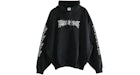 Vetements Cof Logo Oversized Hoodie Washed Black