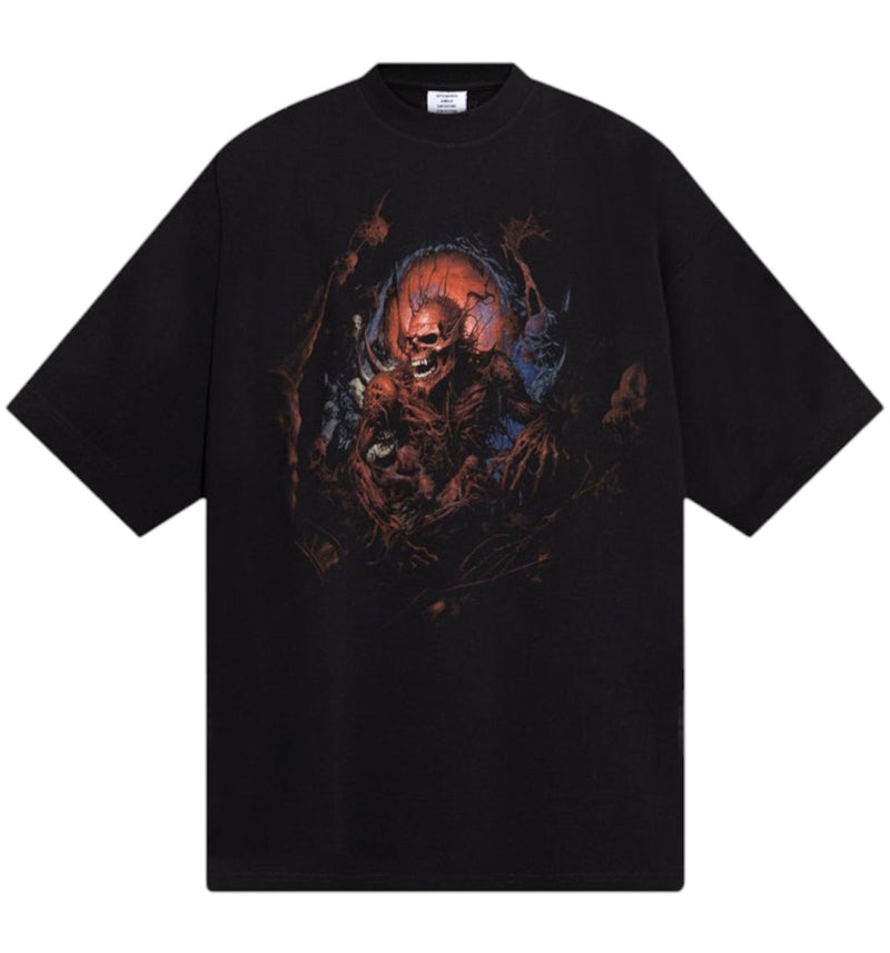 HOT Vetements Skull Tee Vetements Metal Skull Tee Vetements