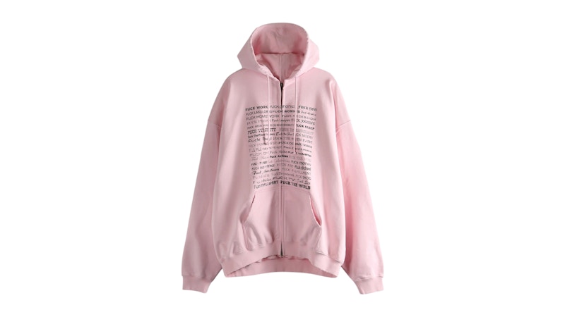 トップス VETEMENTS Fuck reversible hoodie Revenge Revenge 