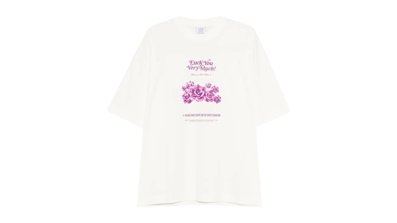 Vetements Fuck You Very Much T-shirt Vanilla Men's - SS26 - US