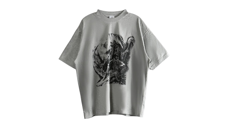 Tシャツ・カットソー VETEMENTS Men T Shirts UA66TR645GGREYMELANGE Grey 10297797VV_14_f.jpg