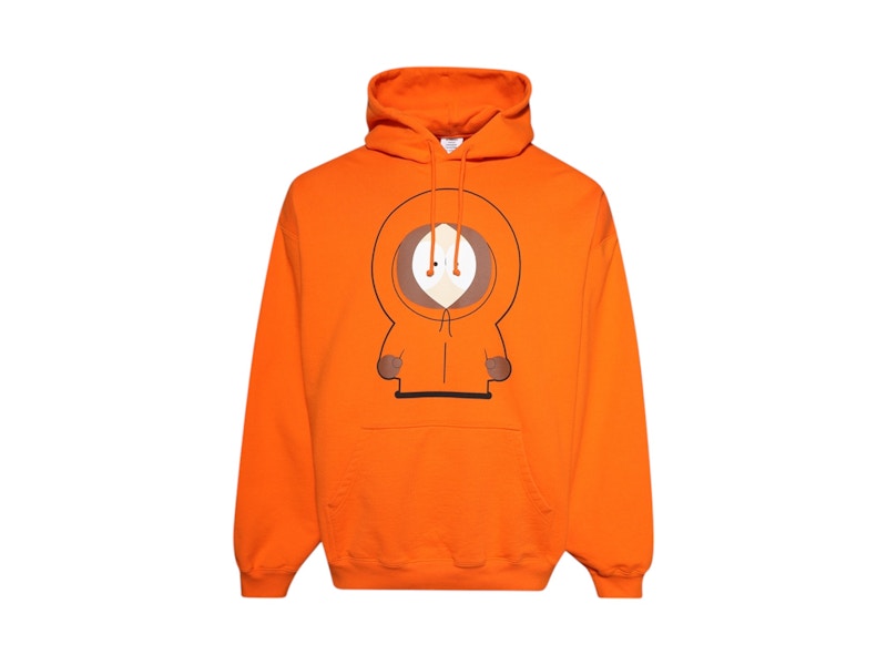 Pre-owned Vetements Kenny Oversized Hoodie In Orange