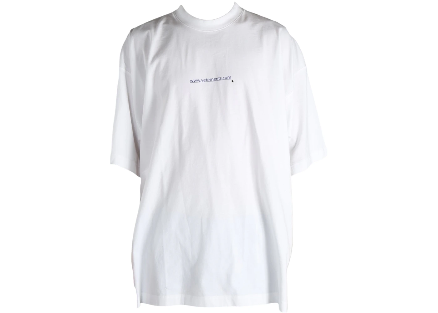 Vetements Website Oversized T-shirt White US - Main Image