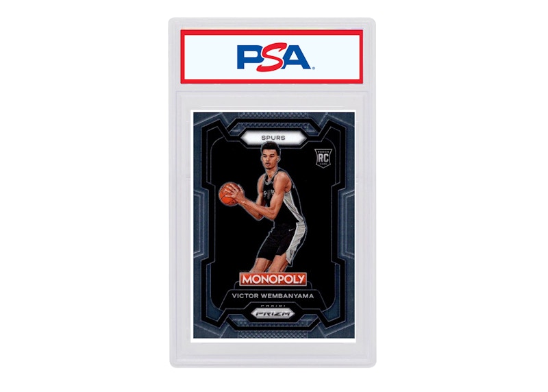 Victor Wembanyama 2023 Panini Prizm Monopoly Rookie #81 (PSA or