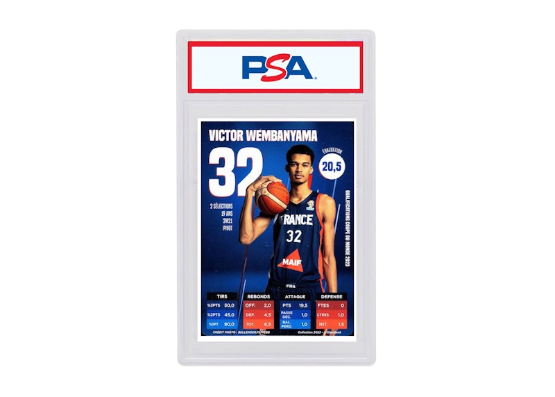 victor wembanyama graded cards 2023 NBA Hoops - Victor Wembanyama - Arriving Now HOLO - #26