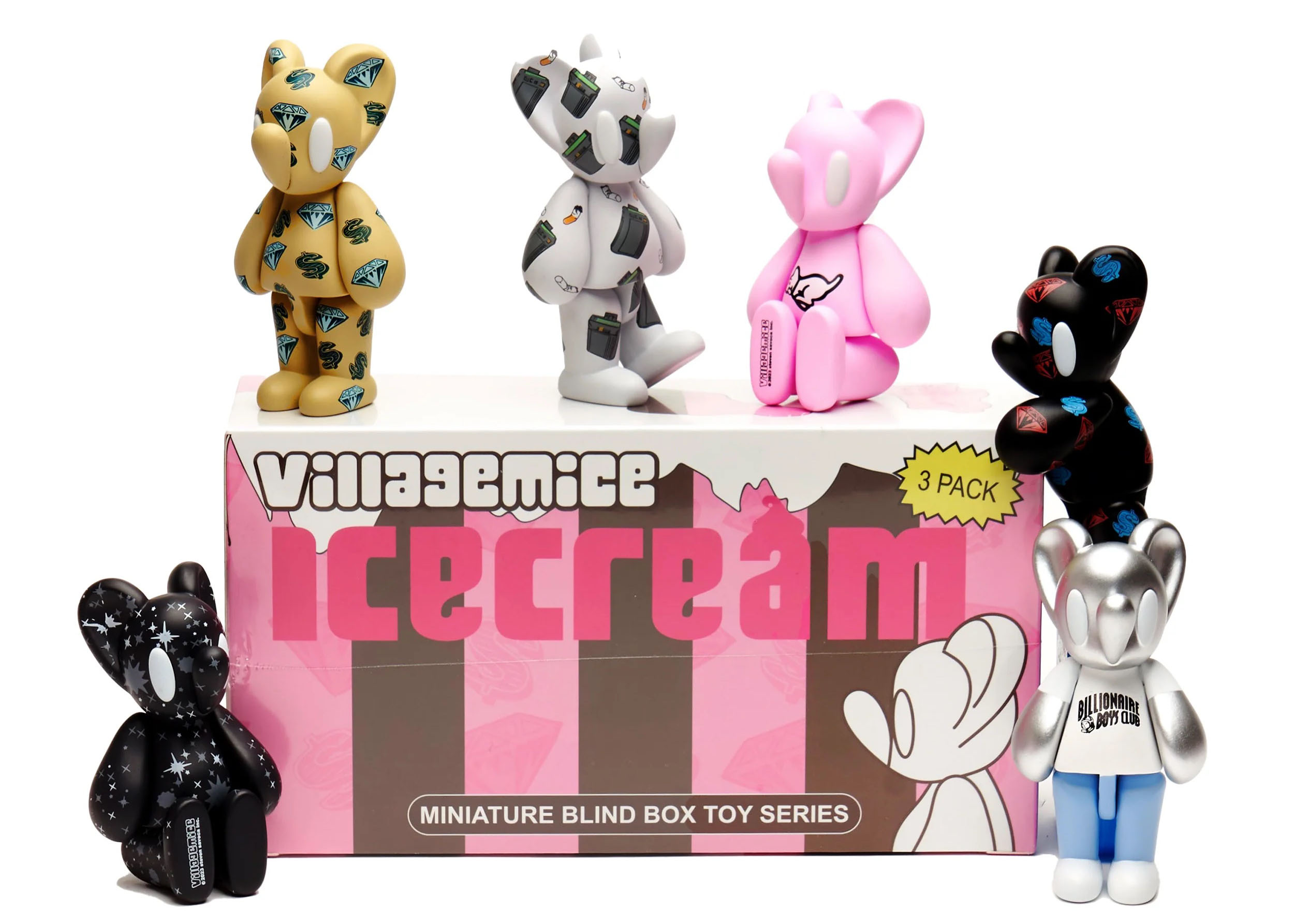 Villagemice Icecream 3-Pack Figures - SS23 - US