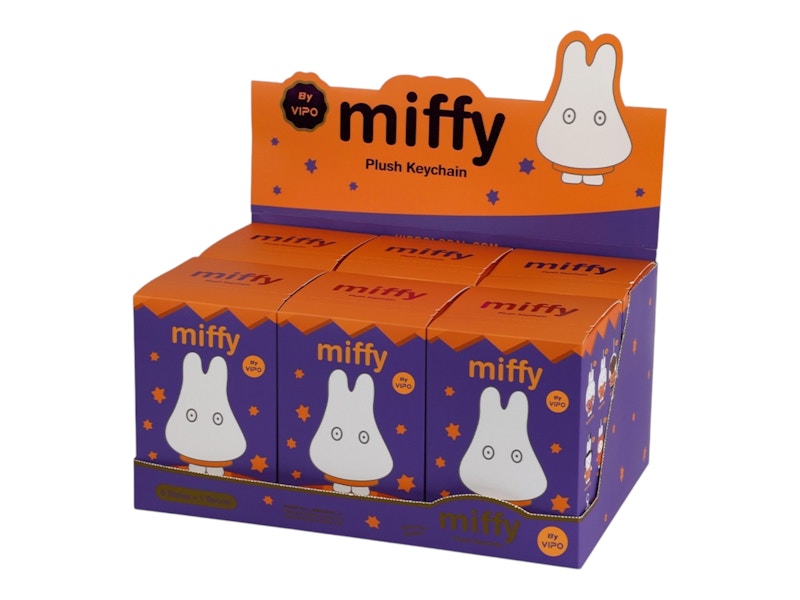 Vipo Miffy Halloween Series Plush Keychain Sealed Case (6 Blind