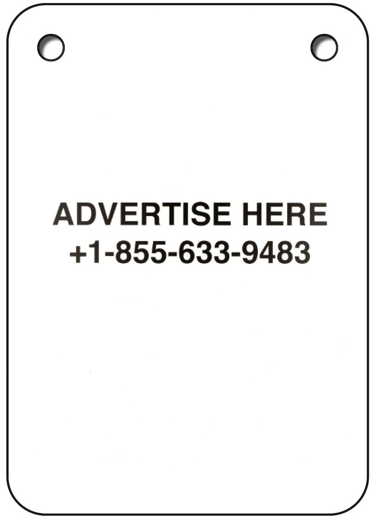 Virgil Abloh Clear Art Print Poster Advertise Here Signed /200 Off White  JSA