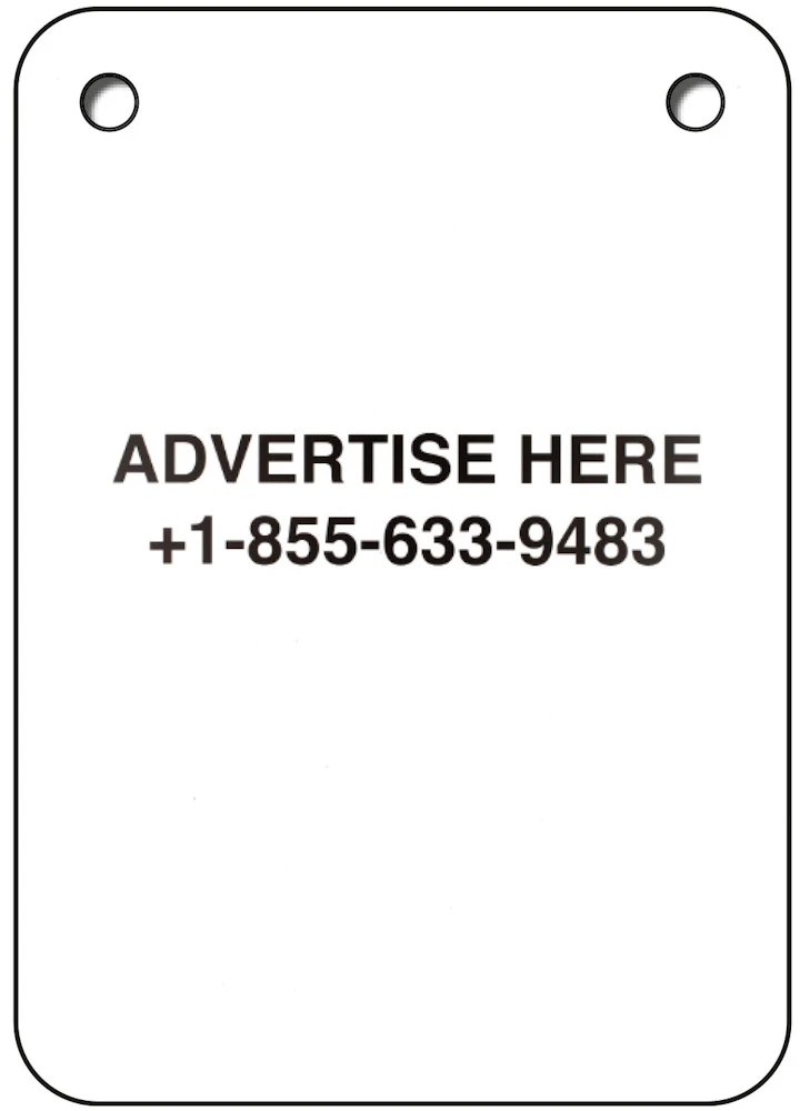Virgil Abloh Clear Art Print Poster "Advertise Here" Signed /200  Off White JSA
