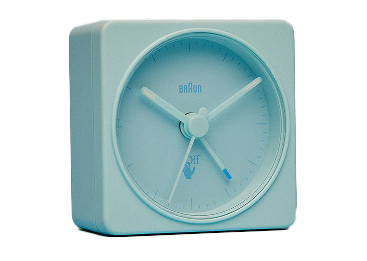 Virgil Abloh Braun Off-White Alarm Clock Pale Blue - CN