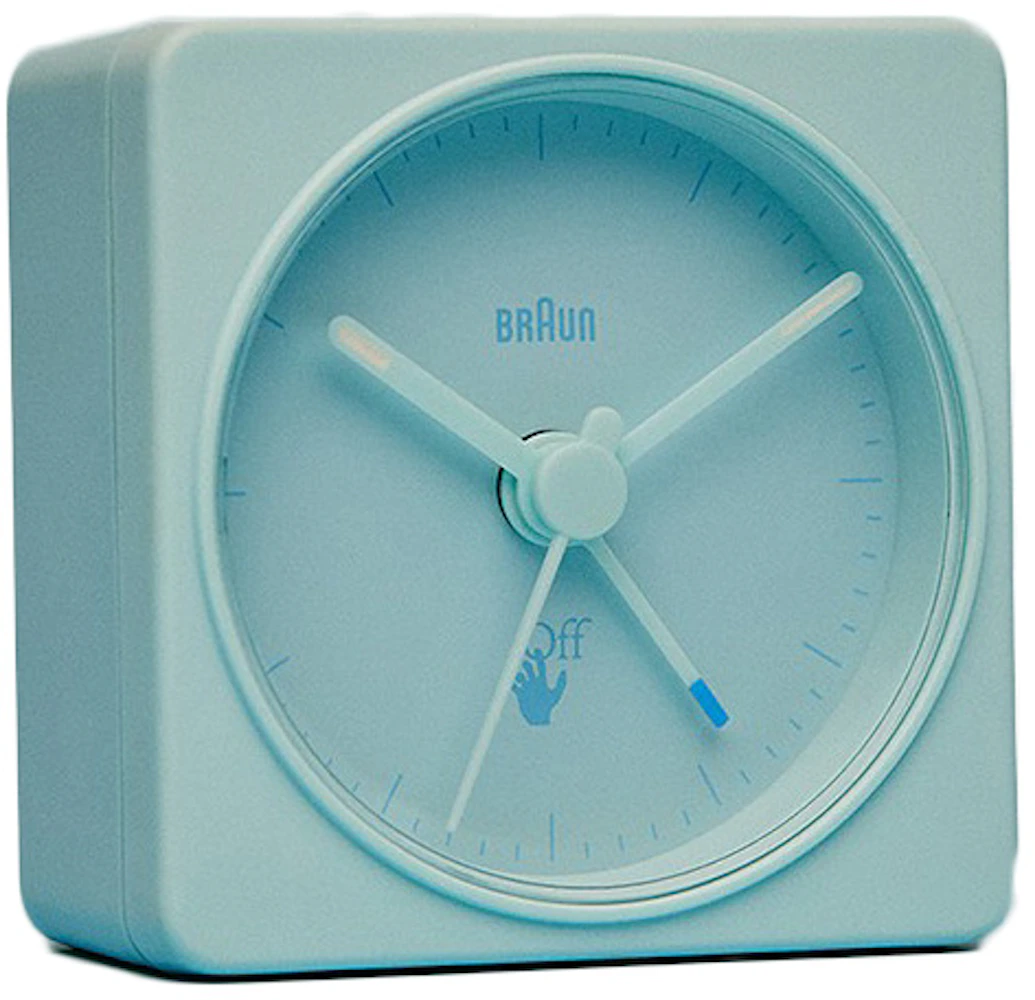 Virgil Abloh Braun Off-White Alarm Clock Pale Blue - US