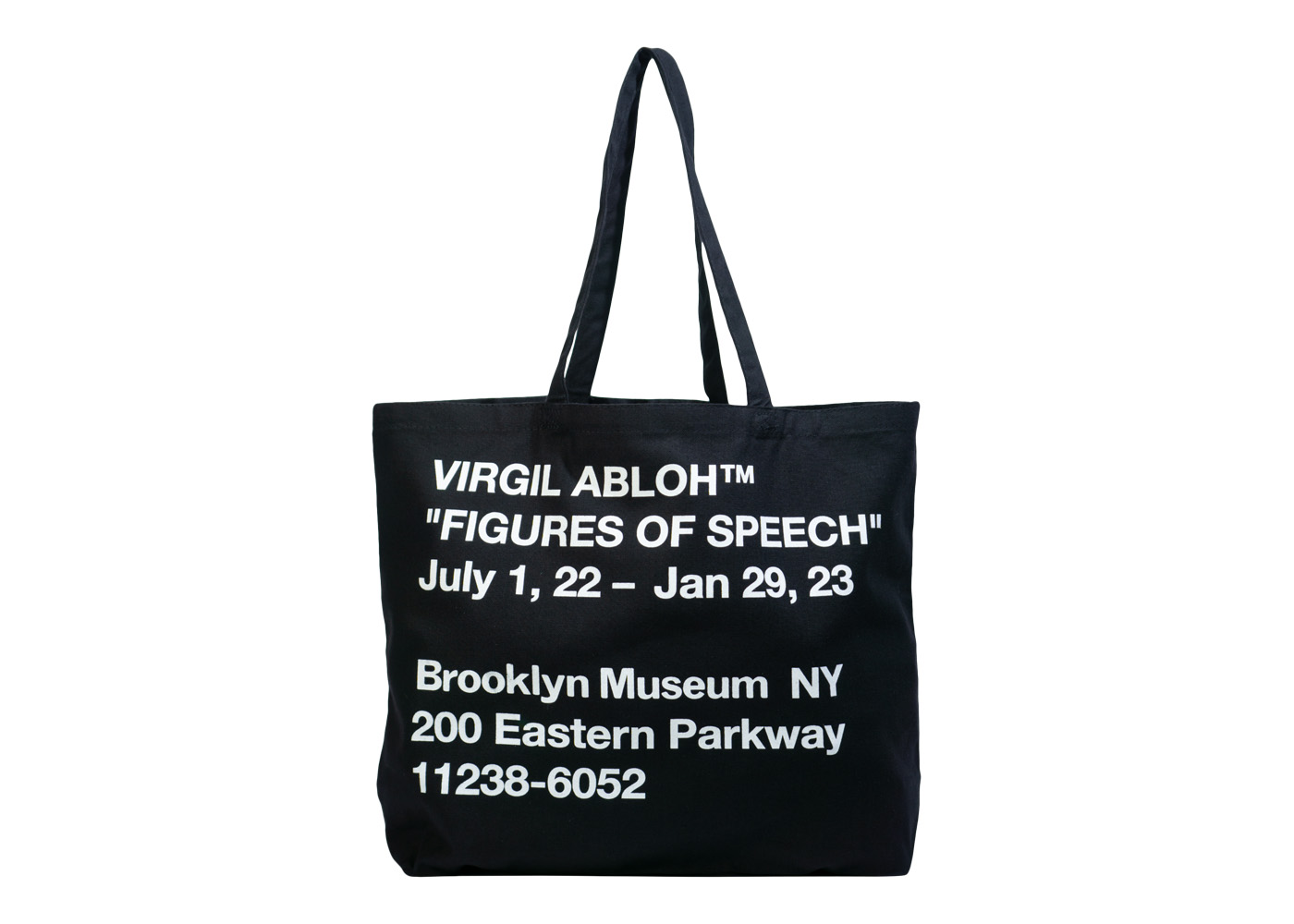 Virgil Abloh Brooklyn Museum Abloh BKM FOS Tote Black - SS22 - US