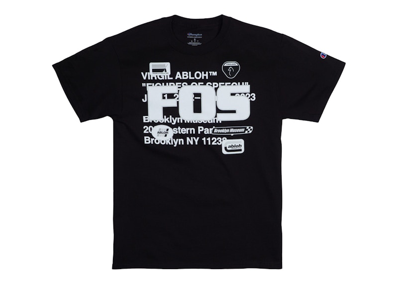 Virgil Abloh Brooklyn Museum FOS Abloh BKM T-shirt Black Men's