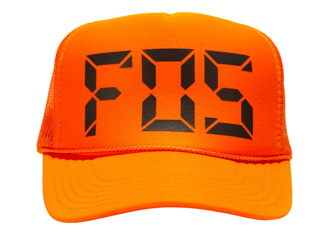 Pre-owned Virgil Abloh Brooklyn Museum Fos Hat Orange