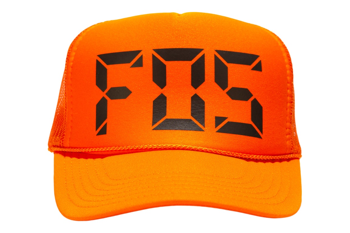 Pre-owned Virgil Abloh Brooklyn Museum Fos Hat Orange
