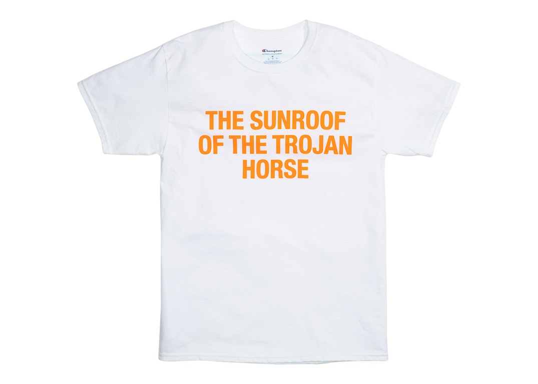 Pre-owned Virgil Abloh Brooklyn Museum Sunroof Trojan Horse T-shirt White