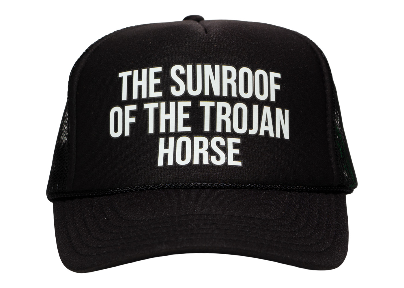Virgil Abloh Brooklyn Museum Trojan Horse Hat Black