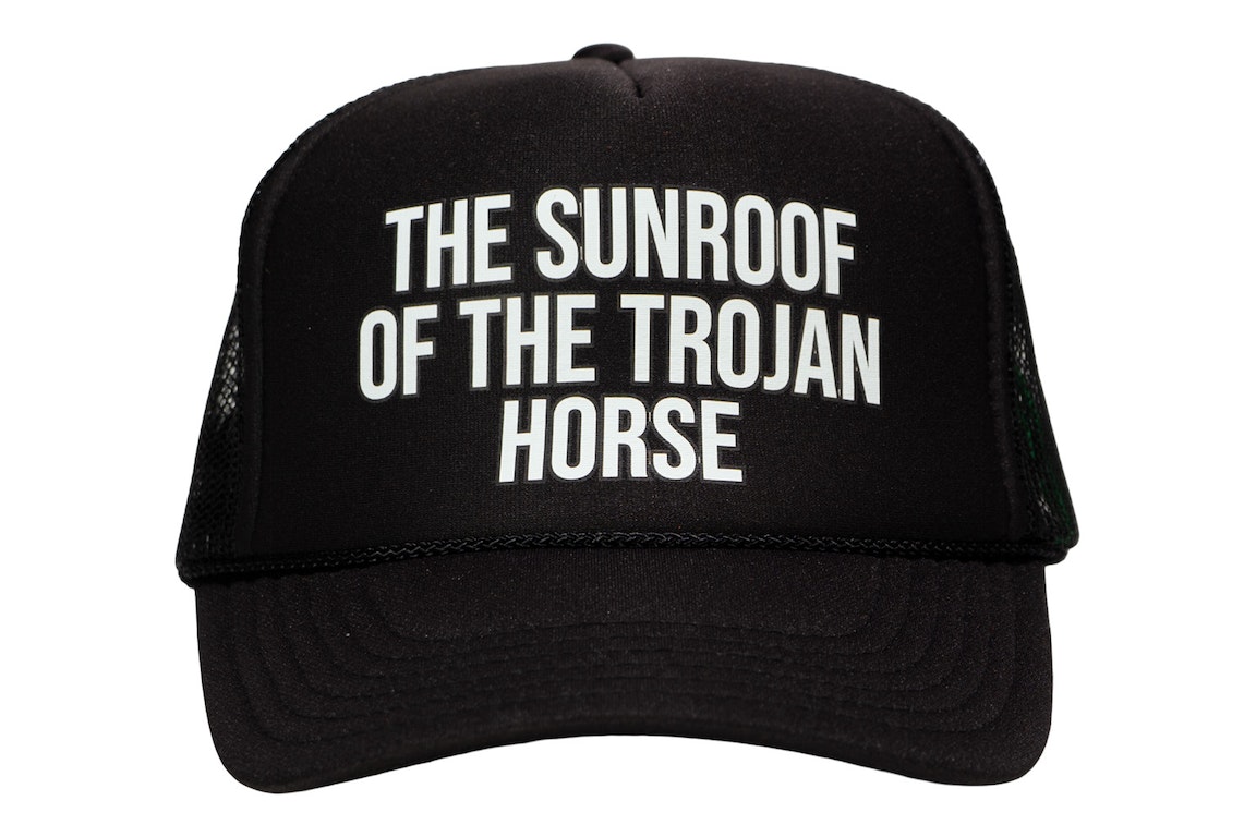 Pre-owned Virgil Abloh Brooklyn Museum Trojan Horse Hat Black