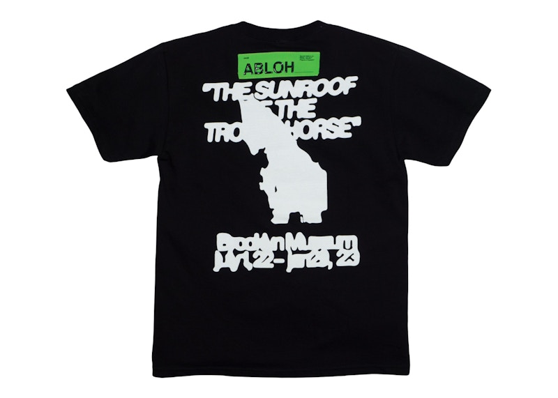 Virgil Abloh Brooklyn Museum Youth FOS Trojan Horse T-shirt Black