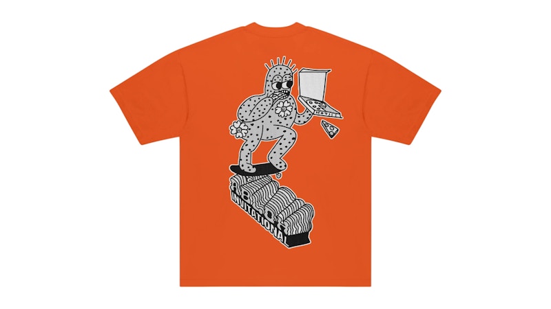 Virgil Abloh Cactus Jack x ARCH Cactus Skate Tee Orange メンズ
