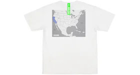 Virgil Abloh Canary Yellow California "Swing State" T-Shirt White