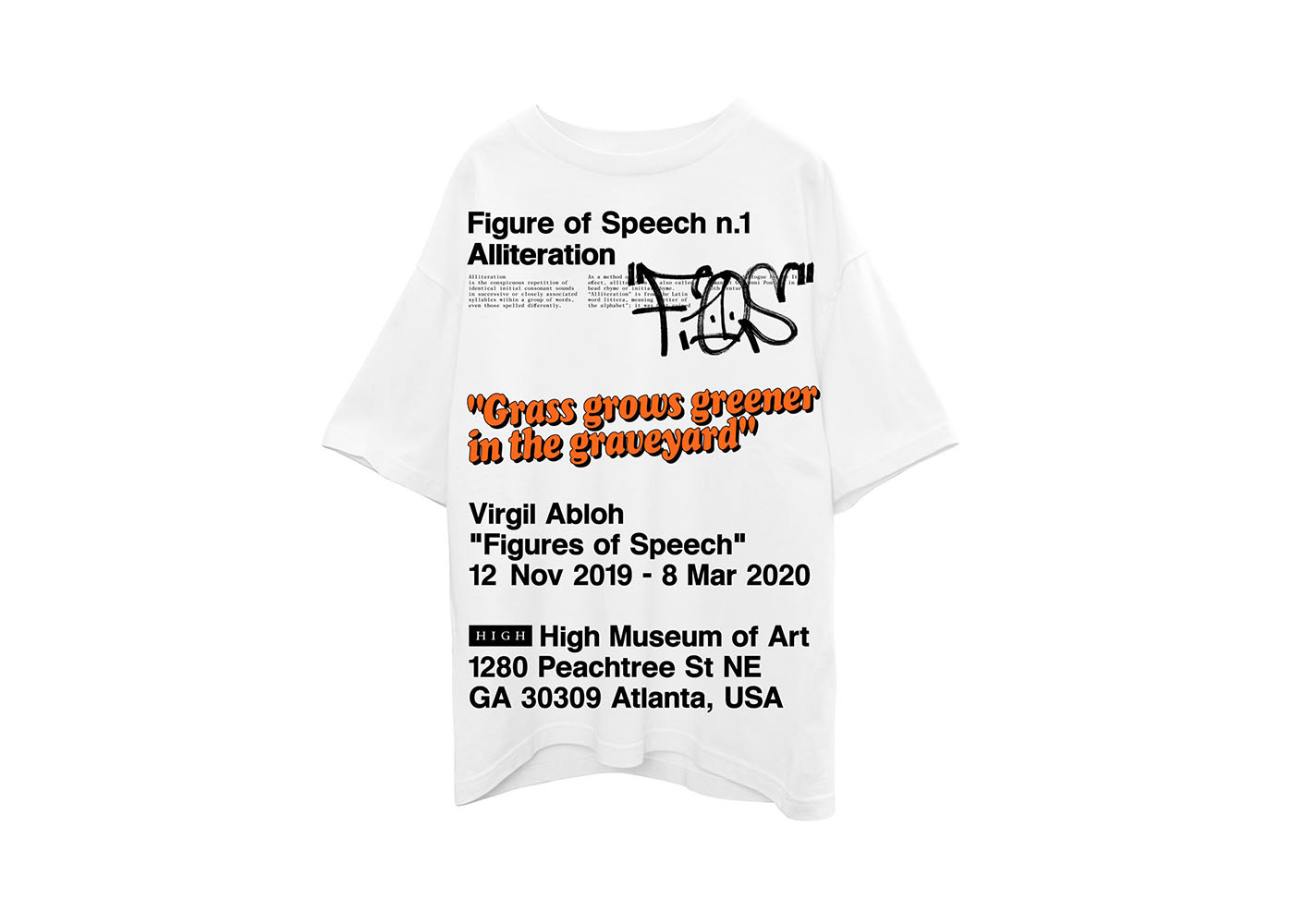 Virgil Abloh Canary Yellow x FOS Alliteration VAA AMO Towers T