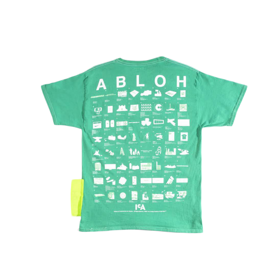 Virgil Abloh ICA Collection T-shirt Green Men's - FW21 - US