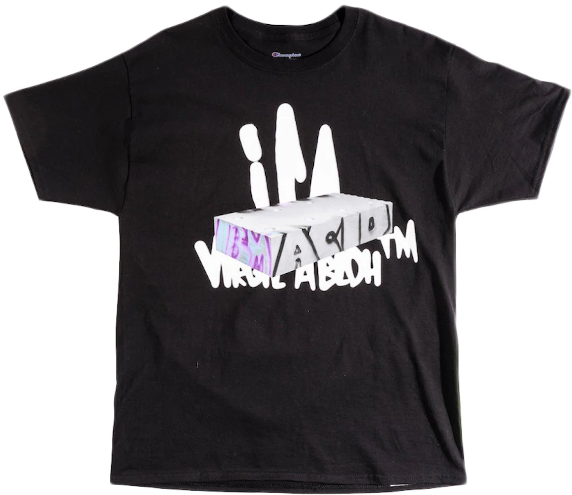 Virgil Abloh ICA Graffiti T-shirt Black Men's - FW21 - US