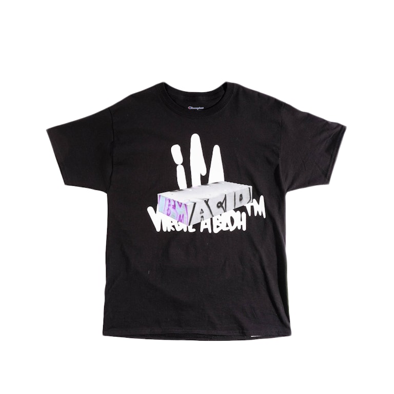 Pre-owned Virgil Abloh Ica Graffiti T-shirt Black