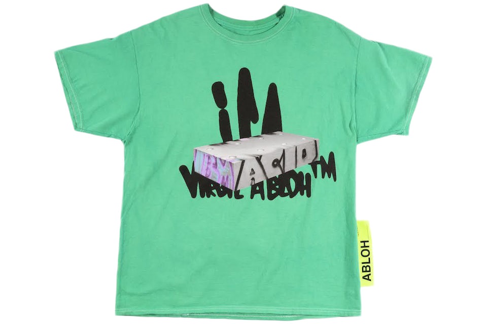 Virgil Abloh ICA Graffiti T-Shirt Green