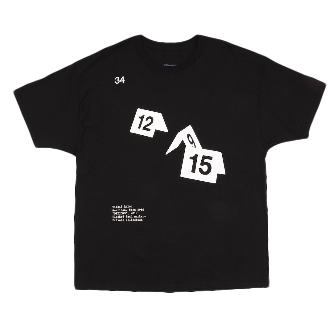 Virgil Abloh ICA Options T-shirt Black メンズ - FW21 - JP