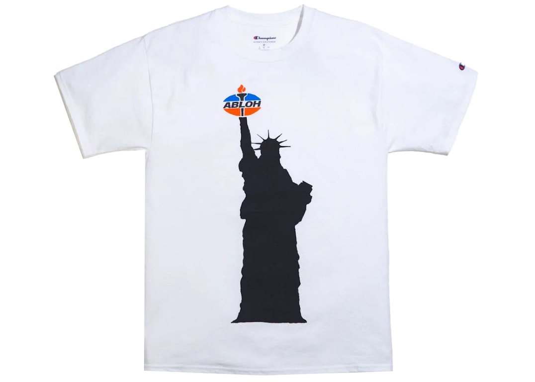 Pre-owned Virgil Abloh Jim Joe For  Statue Tee (numbered Edition Of 100) White