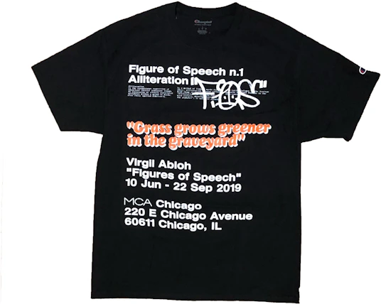 Virgil Abloh x MCA Chicago FOS Exclusive TShirts, Drops