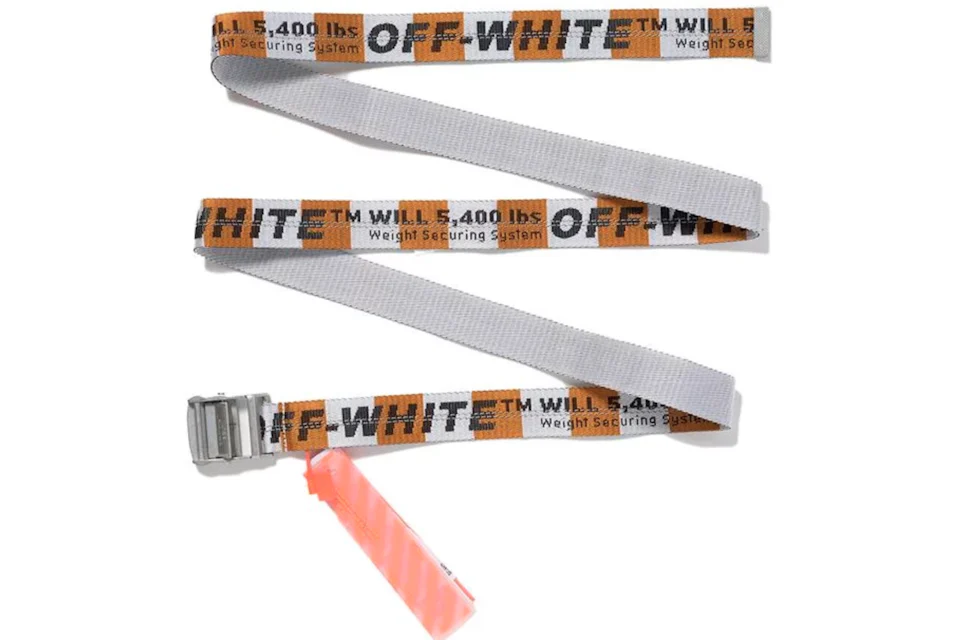 Virgil Abloh MCA Figures of Speech OFF WHITE Belt White Orange