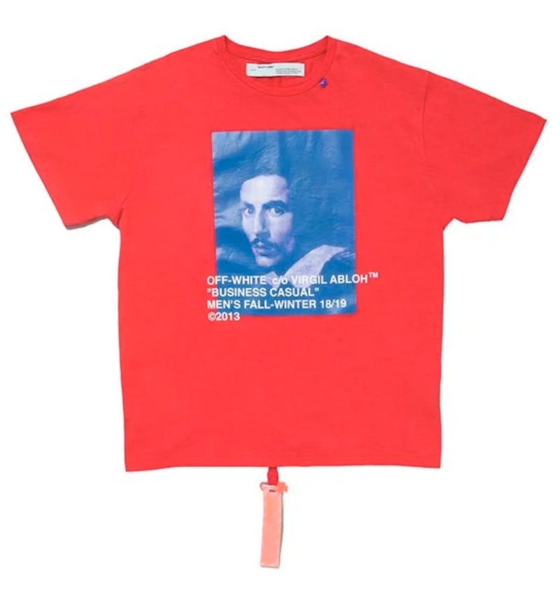 Virgil Abloh MCA Figures of Speech OFF-WHITE Bernini Tee Red Virgil Abloh MCA Figures of Speech OFF-WHITE Bernini Tee Red