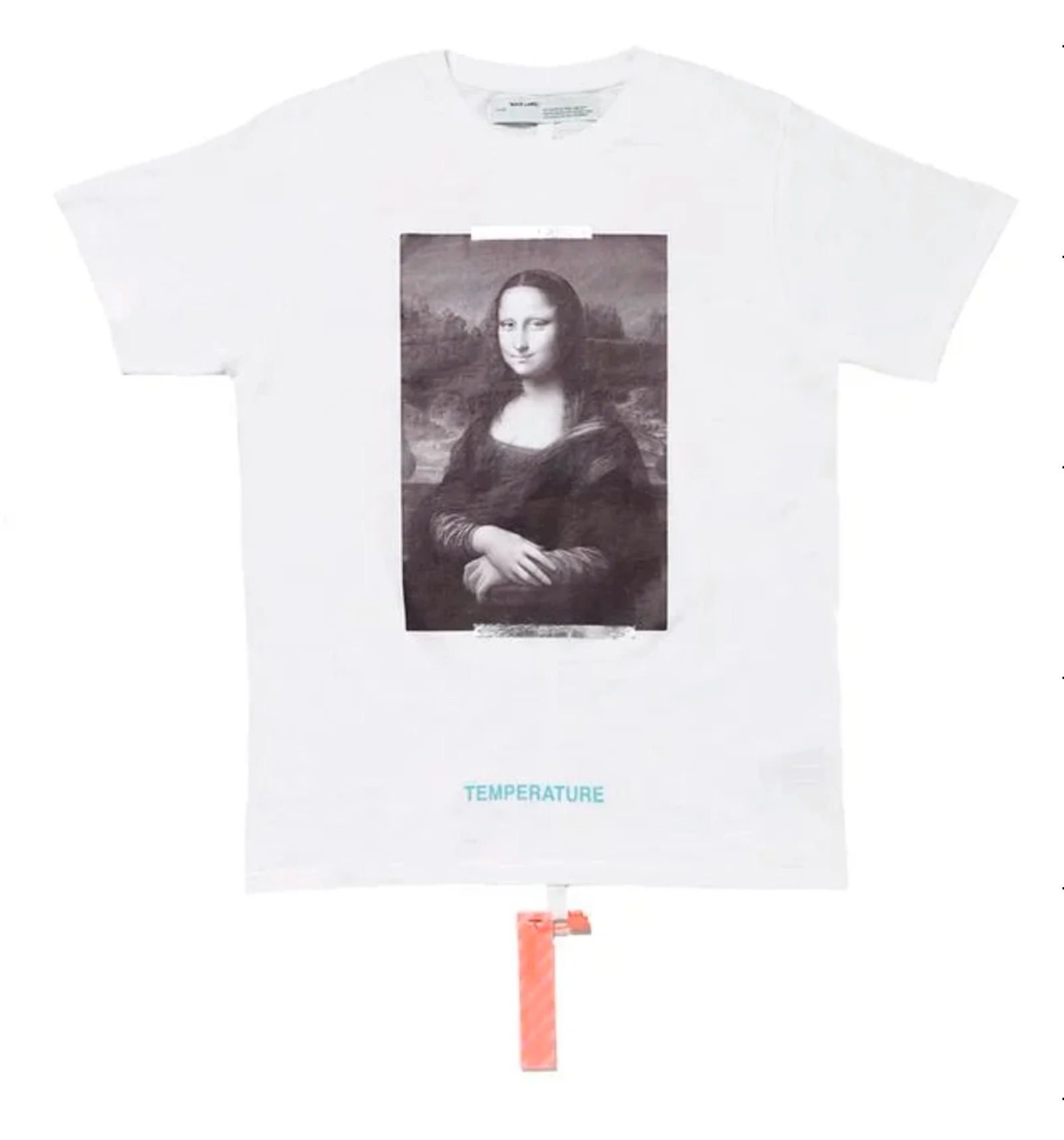 Off white top tee mona lisa