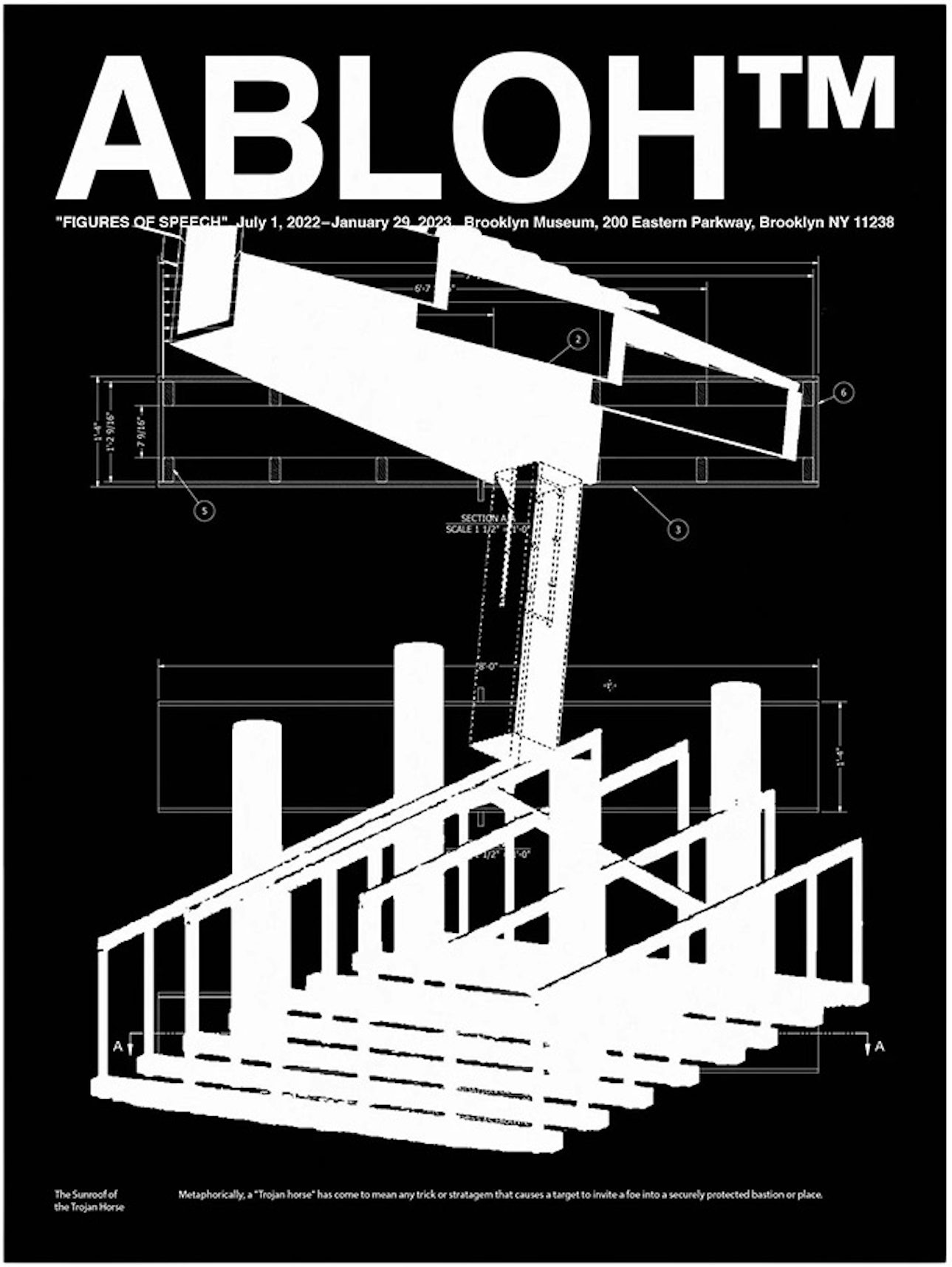 Virgil Abloh x Brooklyn Muesum Figures of Speech Poster #1 - US