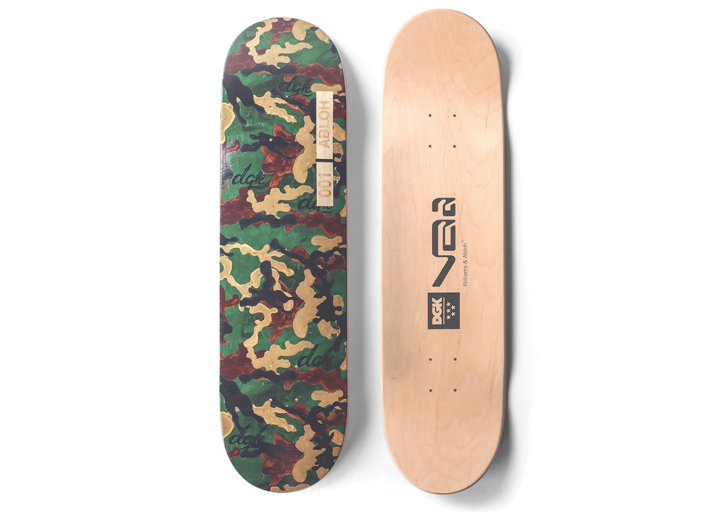 Virgil Abloh x DGK Skate Board Camo US - Main Image