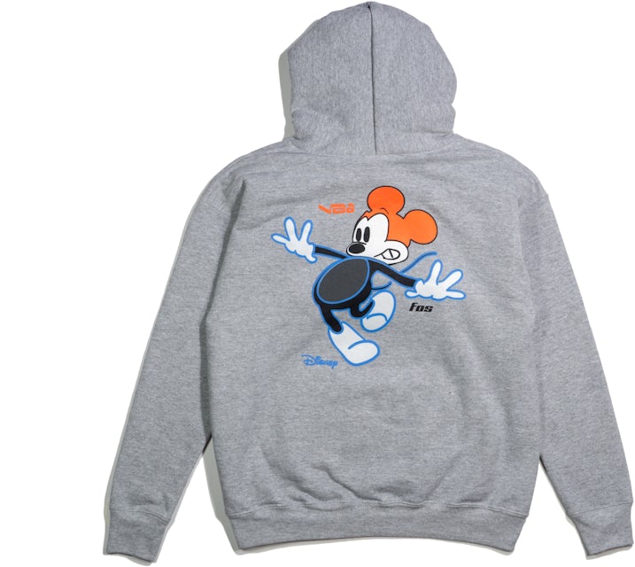 Virgil Abloh x Disney x Brooklyn Museum Mickey Mouse Youth Hoodie Grey
