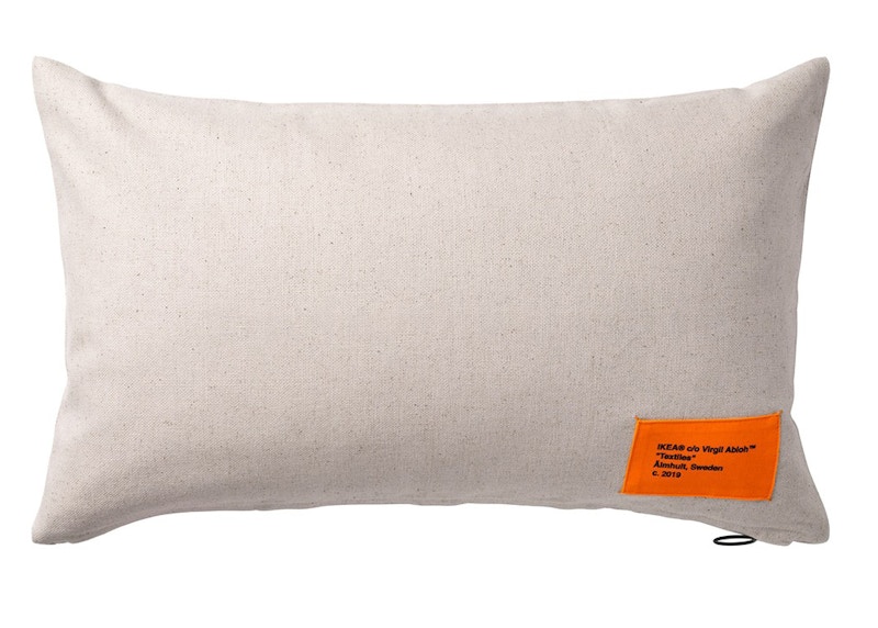 Virgil Abloh x IKEA MARKERAD Cushion Cover Beige - US