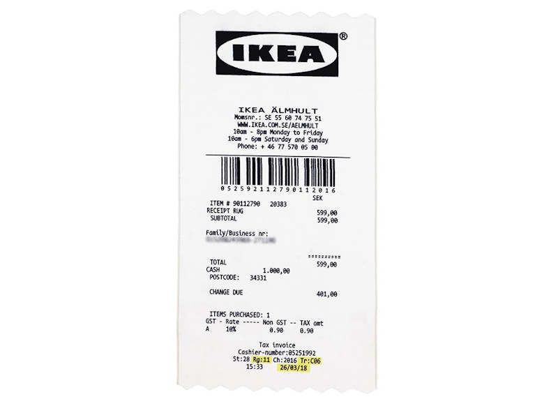 Off white 2025 ikea stockx