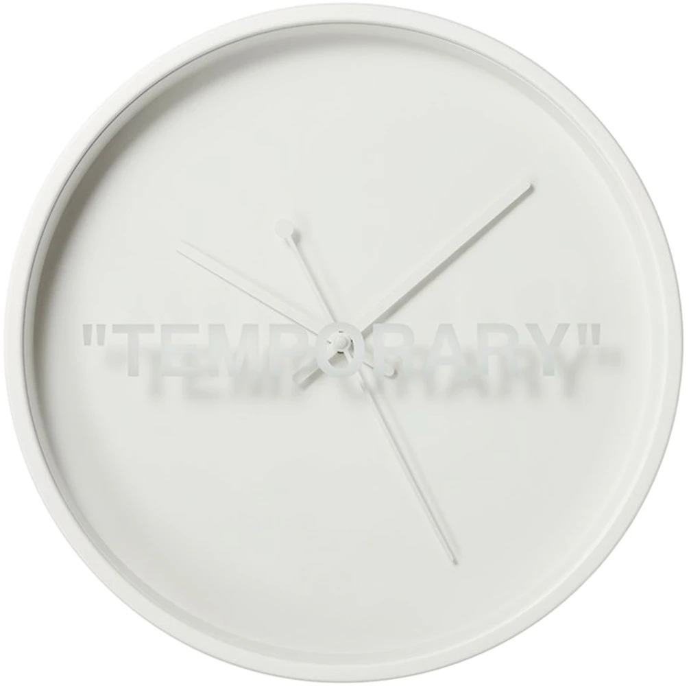 Temporary” wall clock - Ikea x Virgil Abloh collab for Sale in Milpitas, CA  - OfferUp