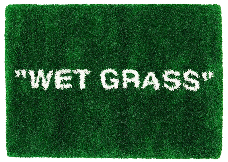 Virgil Abloh x IKEA MARKERAD WET GRASS Rug 195x132 CM Green